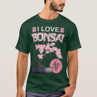 Gardening Hobby Retro Japanese Cherry Sakura Bonsa T Shirt