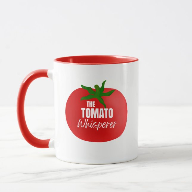 Gardening "The Tomato Whisperer" Coffee Mug Mugg (Vänster)