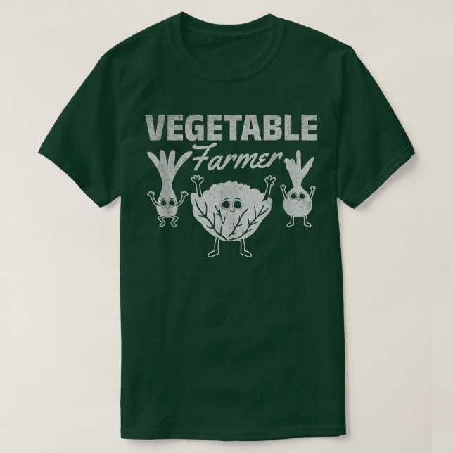 Gardening Vegetables Gardener Funny Vegetable Farm T Shirt (Design framsida)