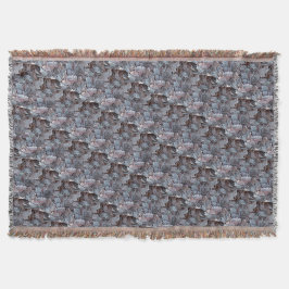 GardenLeavesThrow Blanket Filt