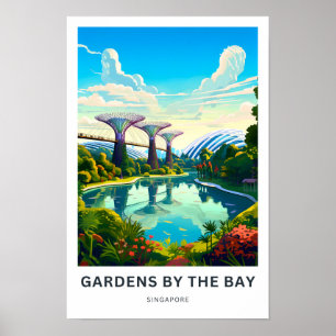 Gardens by Bay Singapore Travel Print Poster