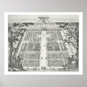 Gardens design från "The Gardens of Wilton", c.164 Poster