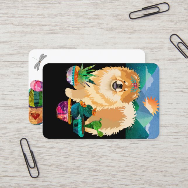 GARDENS GÖR MIG SMILE-ANPASSAT Affärskort Visitkort (Fram/Back In Situ)