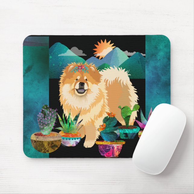 GARDENS GÖR MIG SMILE Chow - Mousepad Musmatta (Med mus)