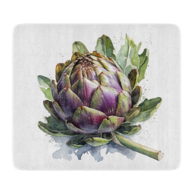 Gårdens hjärta: Artichoke in Watercolor (Framsidan)