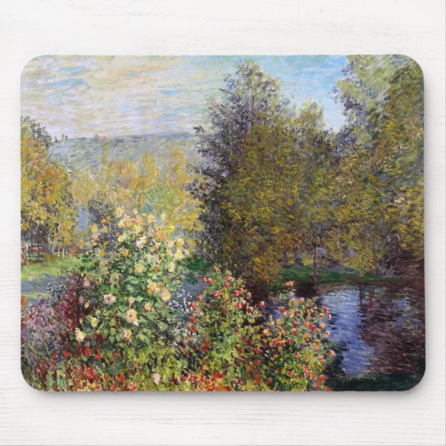Gardens hörn i Montgeron - Claude Monet - Musmatta (Framsidan)