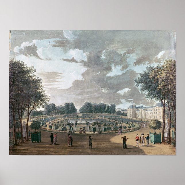 Gardens i Luxemburg Poster (Framsidan)