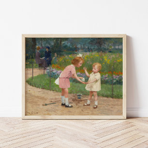 Gardens i Luxemburg Victor Gabriel Gilbert Poster