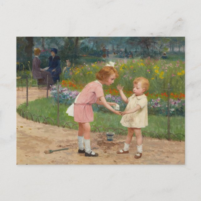 Gardens i Luxemburg | Victor Gabriel Gilbert Vykort (Framsida)