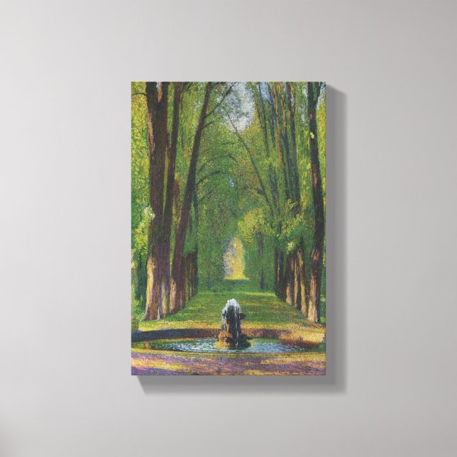 Gardens i Versailles palats (Frankrike) Canvastryck (Framsida)