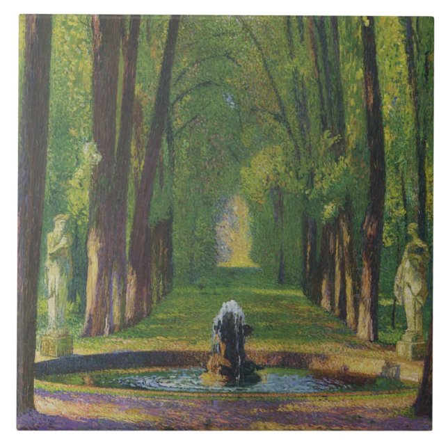 Gardens i Versailles palats (Frankrike) Kakelplatta (Framsidan)