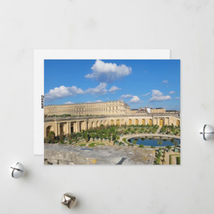 Gardens of Versailles Photo Hälsning Card Julkort