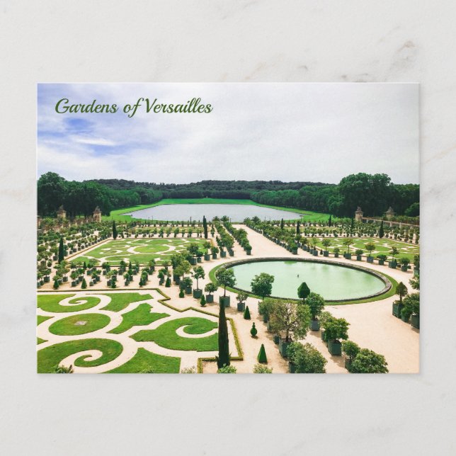 Gardens of Versailles Postcard Vykort (Framsida)