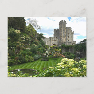 Gardens of Windsor Castle in England Photo Vykort