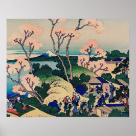 Gardens Oriental Scenery Poster