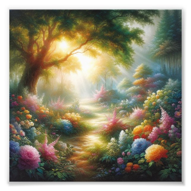 "Gardens viskare" Fototryck (Framsidan)