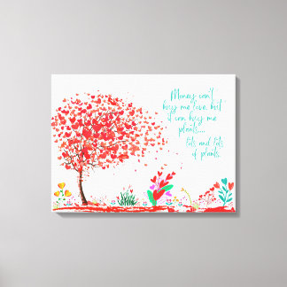 Gardenväxten kärlek canvastryck