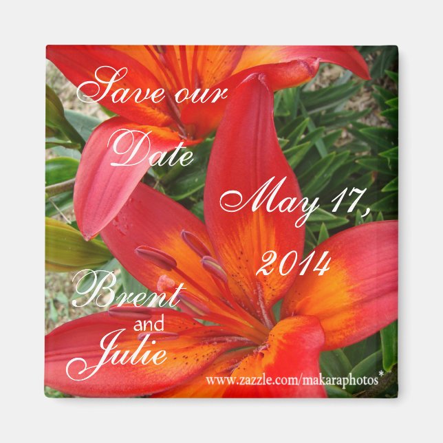 GardenWedding-Spara-the-Date-Custze Magnet (Framsidan)