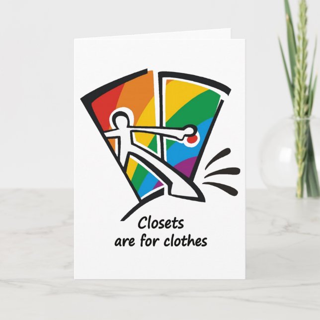 Garderober är för kläder kort (Framsida)