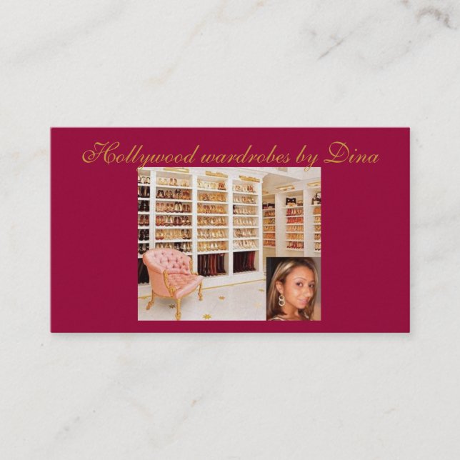 Garderobstylist Visitkort (Framsida)