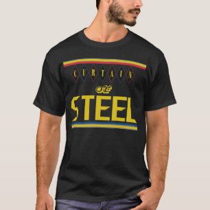 Gardinen av stålsätter: Svart) T-tröja för 5 T Shirt