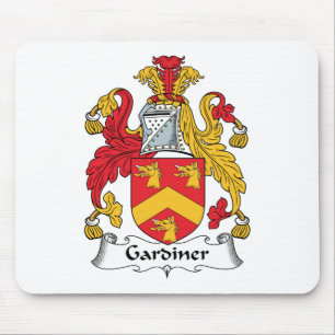 Gardiner familjvapensköld musmatta