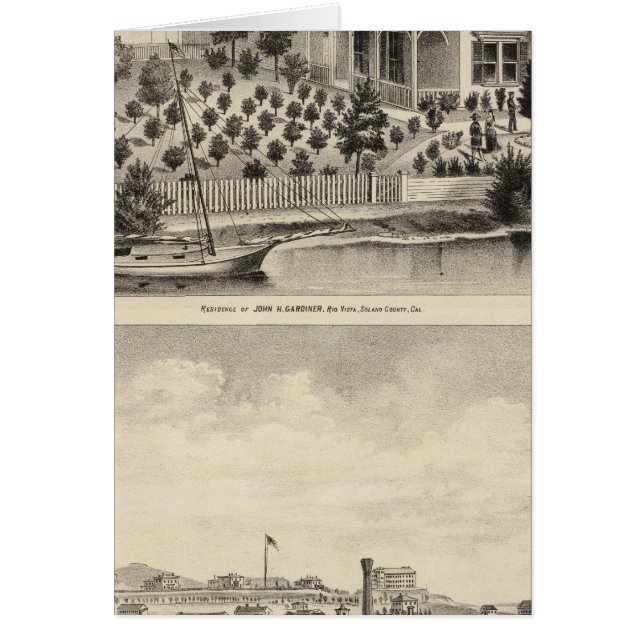 Gardiner res, Benicia Arsenal Hälsningskort (Framsidan)