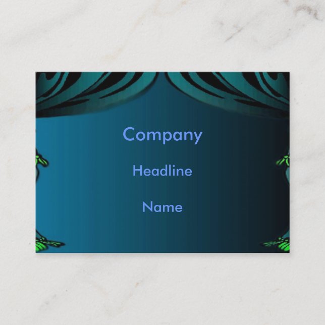 Gardinprofilkort Visitkort (Framsida)