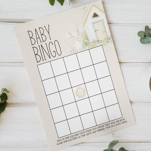 Gårdsdjur Äng Dubbelsidigt Baby Shower Spel (Skapare uppladdad)