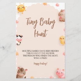 Gårdsdjur Babykalas Tiny Baby-jaktspel