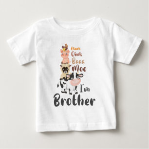 Gårdsdjur Första födelsedagen Matchande Bror T Shirt