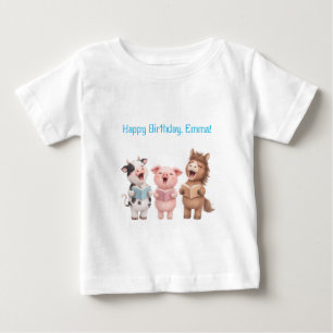 Gårdsdjurens födelsedag t shirt