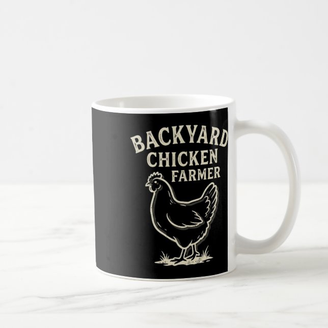 Gårdshönsbonde _2  kaffemugg (Höger)