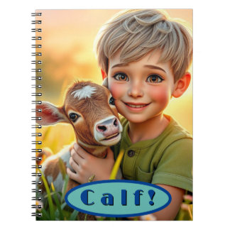 Gårdskamrater Kalv Anteckningsbok