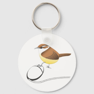Gärdsmyg Keychain Nyckelring
