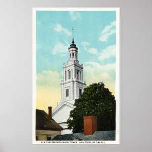Gärdsmygtorn för herr Christopher beskådar Poster