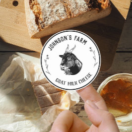 Gårdsnamn | Krans | Getmölk Ost | Årgång| Runt Klistermärke