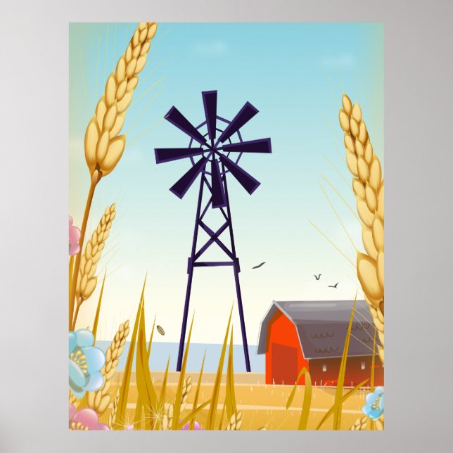 Gårdsplan Poster (Framsidan)