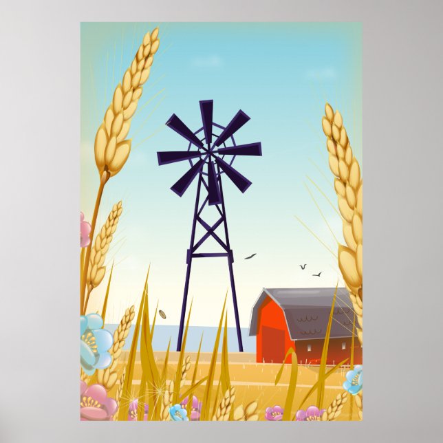 Gårdsplan Poster (Framsidan)