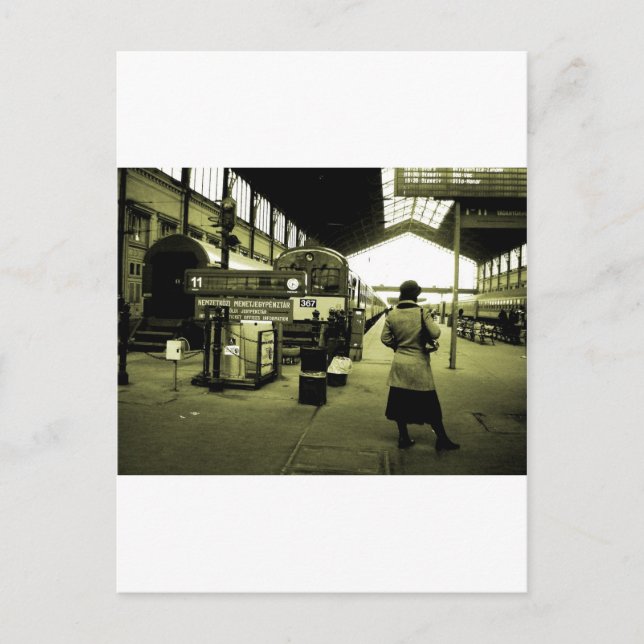 gare Budapest Vykort (Framsida)