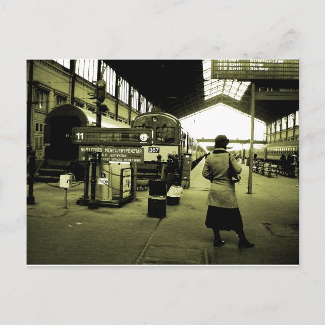 gare Budapest Vykort (Framsida)