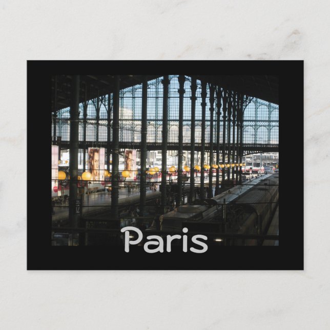 Gare du Nord Vykort (Framsida)