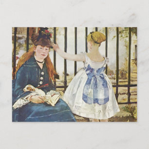 Gare Saint-Lazare - Edouard Monet Vykort