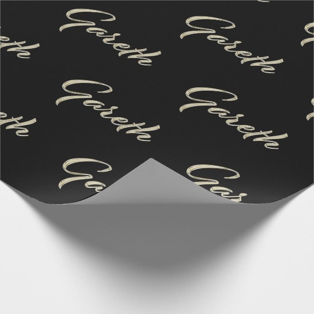 Gareth Vorname Name edles Geschenkpapier Papier Presentpapper (Hörn)