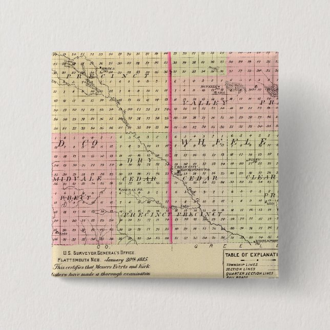 Garfield and Wheeler County, Nebraska Knapp (Framsida)