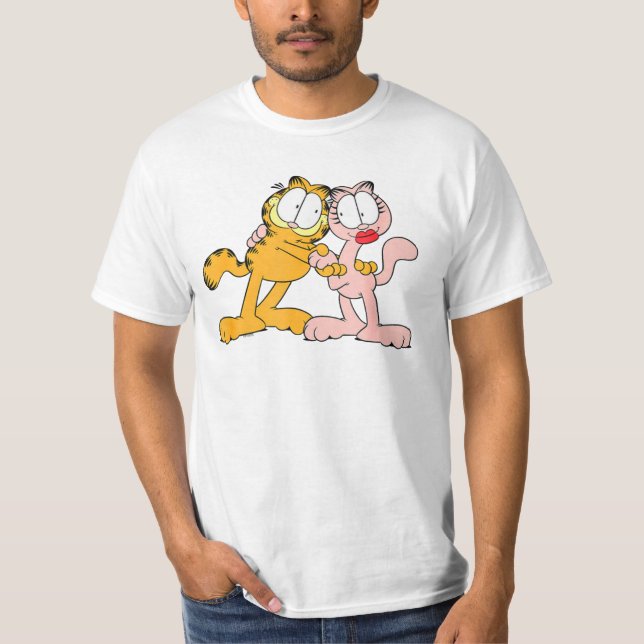 Garfield ansikte söt t shirt (Framsida)