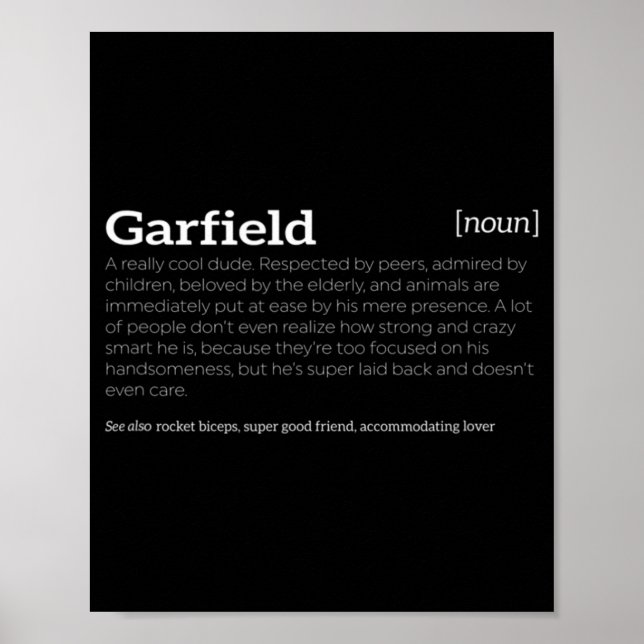 Garfield är en komplimang för Coola-Roligt Poster (Framsidan)