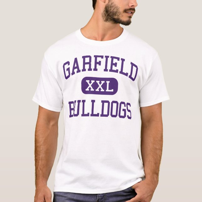 Garfield - bulldoggar - kick - Seattle Washington Tröja (Framsida)