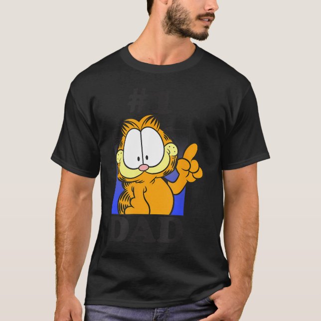 Garfield Fars Dag Nummer Ett T Shirt (Framsida)