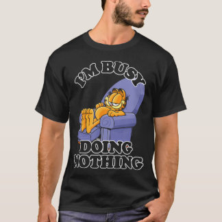 Garfield Jag är upptagen med att göra ingenting Re T Shirt
